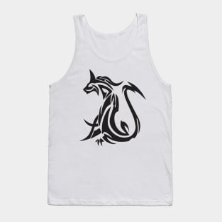 Wild Cat Tattoo Art Tank Top